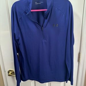 LG Navy Blue Quarter-Zip Pullover